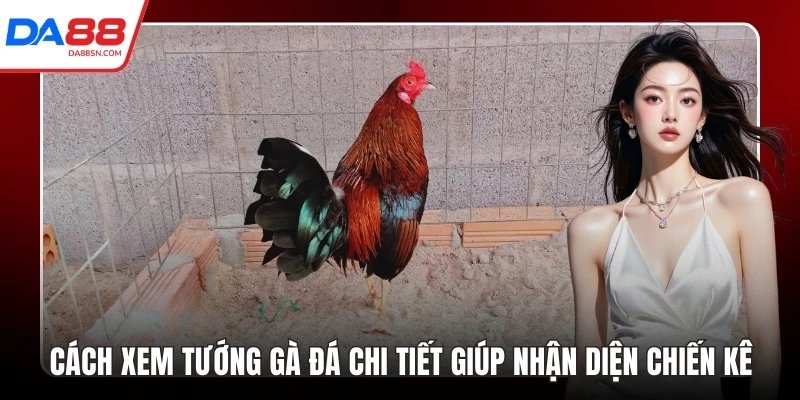 cách xem tướng gà đá