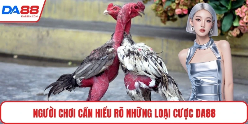 Người chơi cần hiểu rõ những loại cược DA88