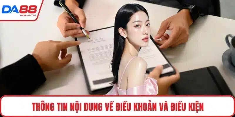 Thông tin nội dung về điều khoản và điều kiện Thông tin nội dung về điều khoản và điều kiện
